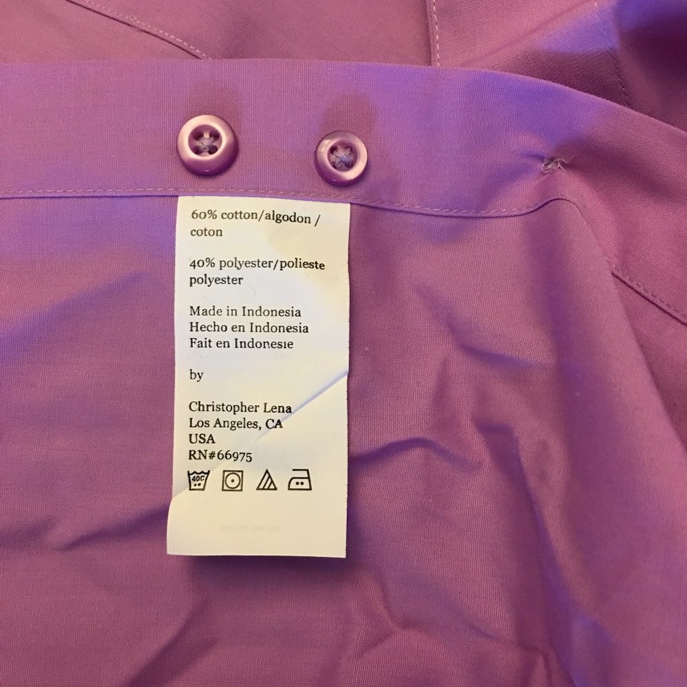 MODENA Classic Fit Button Front Shirt   |    NWT! - Picture 8 of 11